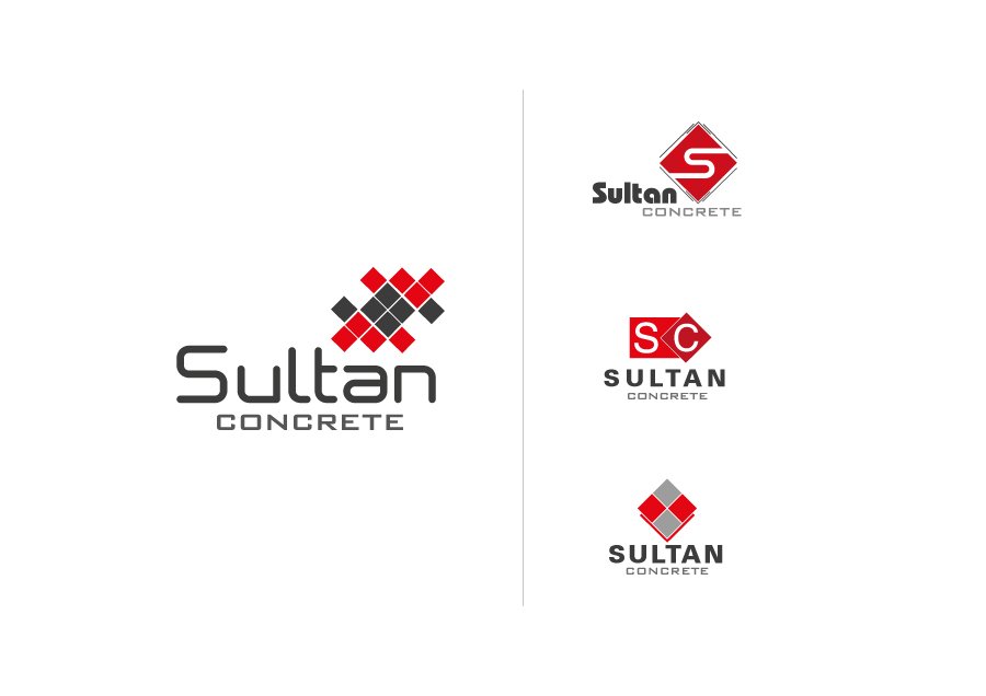 Sultan | corporate construction company logo design
