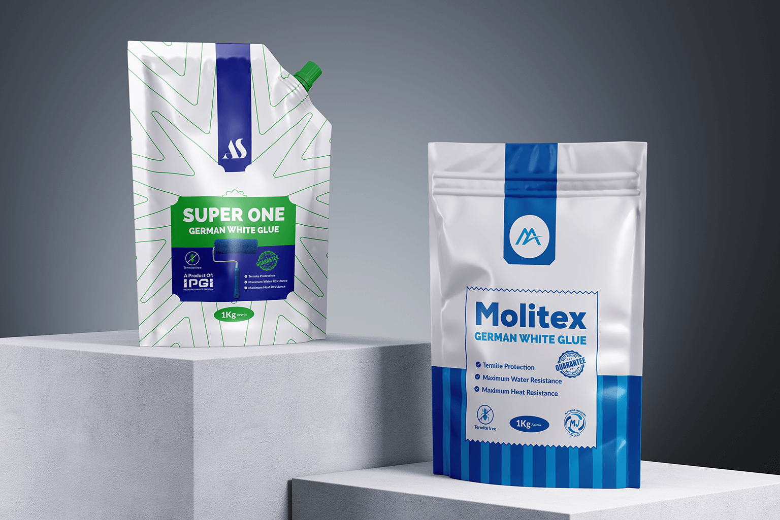 Molitex Packaging Design Paint And Chemical Glue Packaging